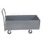 Vestil Steel Heavy Duty Deep Box Platform Truck 24x48 12in Sides 2000 Lb. Capacity, Gray DBPT-2448-12 - alternate 1